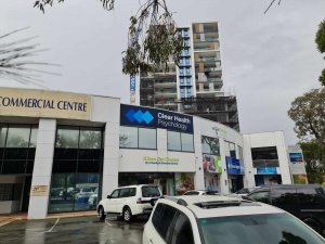 Parking is available at the front of Clear Health Psychology Booragoon